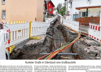 2023-08-14_Weilburger_Tageblatt_Runkeler_Strasse_in_Odersbach_eine_Grossbaustelle.JPG